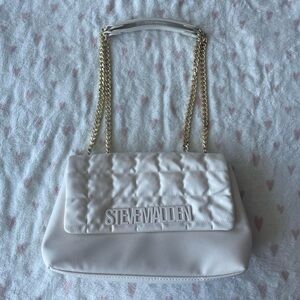 White Steve Madden Hand/Shoulder Bag